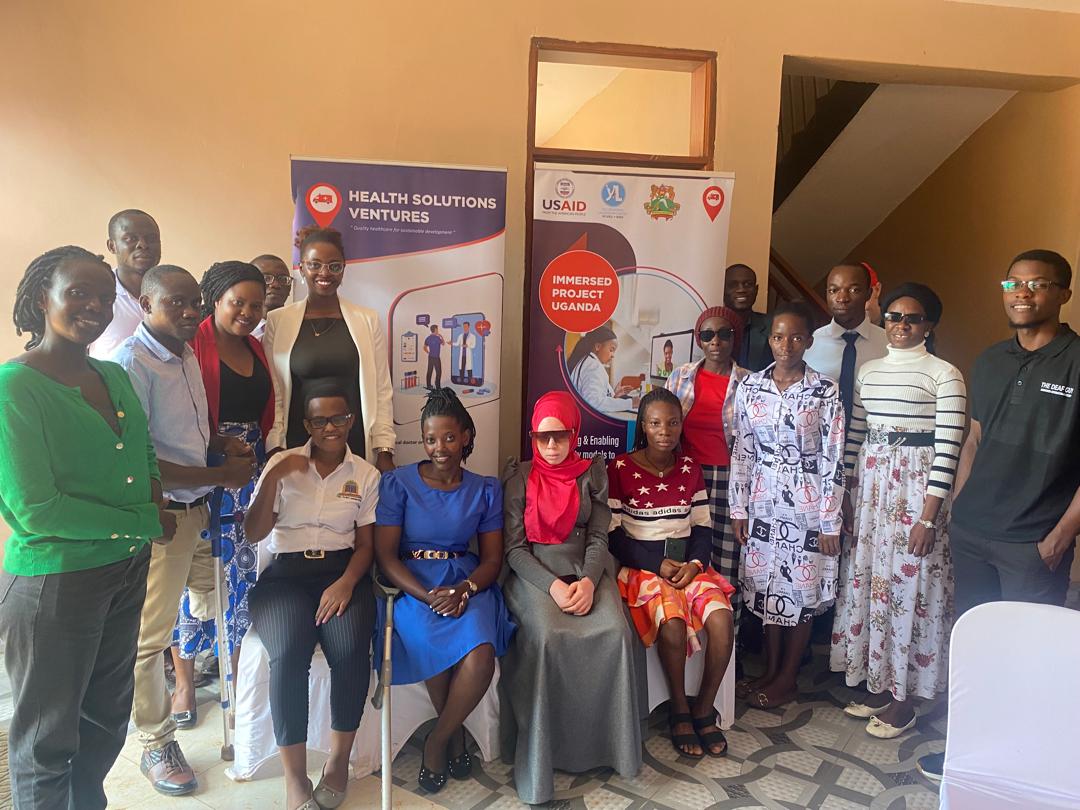 Instructor demonstrating digital health tools